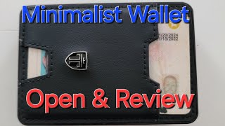 Travando Minimalist Wallet Open And Review [upl. by Ahsimrac625]