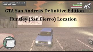 GTA San Andreas  Definitive Edition  Huntley San Fierro Location [upl. by Nomelif]