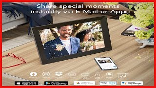 Nixplay 15 inch Smart Digital Photo Frame with WiFi W15F  Black  Share Photos and Videos Instant [upl. by Akinar]