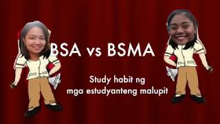 Study Habits ng BSA VS BSMA Sino ang mas malupit [upl. by Annawik]