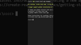 npx create react app error [upl. by Dich]