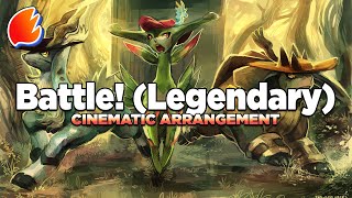 Battle Legendary Pokémon Cinematic Orchestral Arrangement ◓ Pokémon Black amp White [upl. by Haram654]