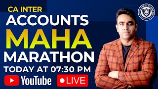 CA Inter Accounts Full Course MAHA MARATHON for Nov 2023 by CA CS Jitin Tyagi [upl. by Aruasi]