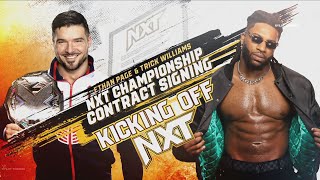 Ethan Page amp Trick Williams NXT Championship Contract Signing NXT Sep 17 2024 [upl. by Phila]