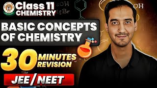 Some Basic concepts of Chemistry Class 11 Chemistry Quick Revision CBSESourabh Raina [upl. by Burra]