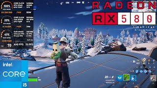 RX 580 8GB  Fortnite Chapter 5  1080p Low Medium High Epic [upl. by Selassie]