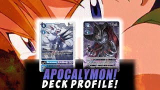 BEST DECK EVER Apocalymon BT15 Deck Profile Digimon EN 2024 [upl. by Yuille]