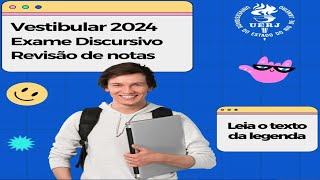 UERJ 2024 DISCURSIVO Abriu a revisão de notas Erraram na correção [upl. by Nahsin534]