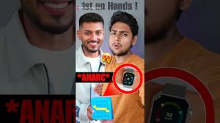 Tech Burners Anarc Smartwatch Unboxing🔥🤯 shorts [upl. by Nylhsa]