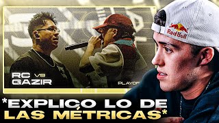 ¿MÉTRICAS ⚡ GAZIR REACCIONA A SU BATALLA VS RC 🇲🇽 EN FMS INTERNACIONAL [upl. by Lubet938]