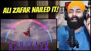 Indian Reaction on Ali Zafar  Akhiyaan Official Lyric Video  PunjabiReel TV [upl. by Sacks]