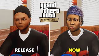 GTA Trilogy Release vs Now  Physics and Details Comparison [upl. by Malvino371]