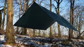 Tarps  AFrame setups with a 3x3 DD tarp [upl. by Ecirtram]