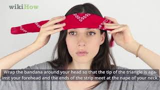 How to Tie a Bandana Like a Headband [upl. by Nonnahsal]