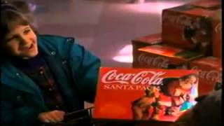 Coca Cola Christmas Commercial 1995  USA Santa Packs [upl. by Kamilah]