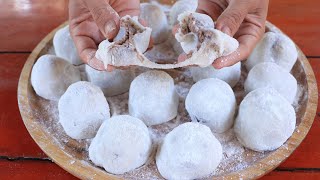 Red Bean Mochi  Sticky rice cake recipe [upl. by Vashtee801]