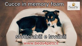 Cucce per cani Beds4pets Per cani felici [upl. by Ahsienaj]