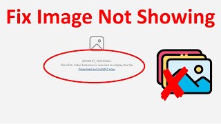 How to Fix HEVC Video Extension is Required to Display The File [upl. by Ahsiekahs]