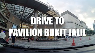 Drive to Pavilion Bukit Jalil 4K HD [upl. by Joselyn]