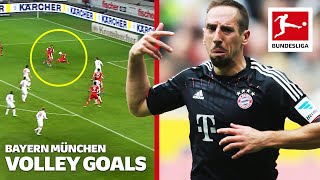 Spectacular Goals 🤩 by Lewandowski Thiago Ribéry amp Co  Top 10 Volley Goals FC Bayern [upl. by Agamemnon]