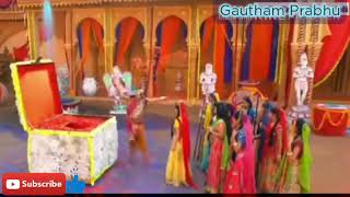 Radha Krishna Holi celebration and title song in Kannada [upl. by Casey797]