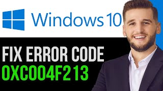 HOW TO FIX ERROR CODE 0XC004F213 IN WINDOWS 10 2024FULL GUIDE [upl. by Africah519]