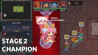 Guardian Tales Champion CoOp Expedition 2  World Achievement [upl. by Ameline]