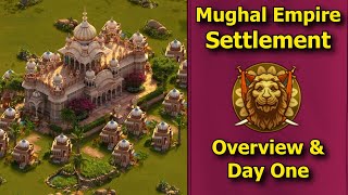 Forge of Empires Mughal Empire Settlement  Overview amp Day One How to start the settlement [upl. by Kathlin237]