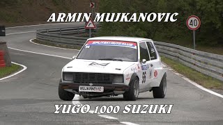 43°HILLCLIMB BUZETSKI DANI 2024  ARMIN MUJKANOVIC  YUGO 1000 SUZUKI  BY BELLUNOVIDEO [upl. by Rothmuller592]