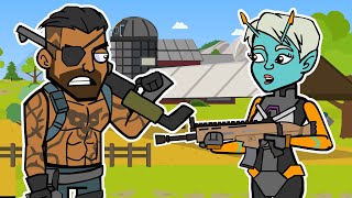 Joey amp Corny Complex  The Squad Fortnite Animation [upl. by Aihcsrop]