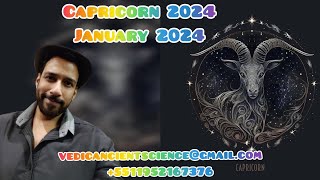 Capricorn 2024 with January 2024 Predictions Vedic Astrology [upl. by Cavanaugh]