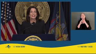 NY Governor Kathy Hochul reacts to 2024 election results [upl. by Aihsened83]