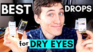 Best Dry Eye Drops  My Top 3 Artificial Tears Eye Drops [upl. by Mycah]