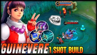 Guinevere New 1 Shot Build 2024  Build Top Global Guinevere Gameplay  Mlbb [upl. by Wainwright623]