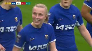 Chelsea vs Liverrpool Womens Football 2324 [upl. by Gierc]