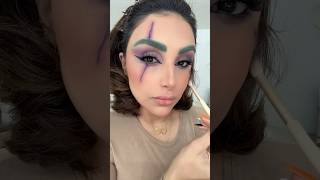 Halloween Makeup Joker 🃏 foryou makeup makeuptutorial trending youtubeshorts halloween fyp [upl. by Yetnom]