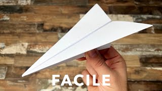 Comment faire un Avion en papier Facile  Planeur ✈️ [upl. by Enajyram]