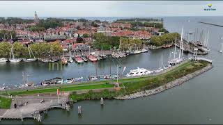 Enkhuizen The Netherlands by Drone Part two 4K [upl. by Ahsinev306]