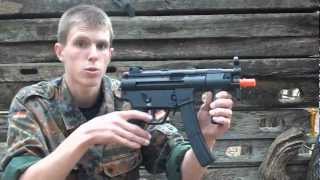 WELL G55 Gas BlowBack Airsoft Gun Review [upl. by Waldner]