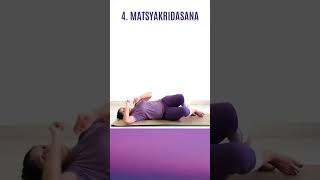 Reduce Back Pain with these 5 Simple Gentle Yoga Asanas  Yoga With Archana Alur  shorts [upl. by Wiltsey]