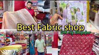 Best Fabrics shop of Bhagalpur fabric bhagalpur silkcotton silkcity [upl. by Ragde]