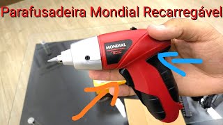 Parafusadeira Mondial Recarregável bivolt FPF05 [upl. by Eidnak]