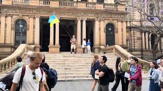 The Castle Garden City Street Square into Sydney Town Hall [upl. by Ahsimik]