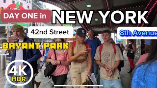 4K HDR NEW YORK City Walking Tour 2023Times Square42nd Street8th Avenue [upl. by Calbert]