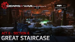 Gears of War Judgment  The Courthouse  Section 6 Great Staircase [upl. by Artemus]