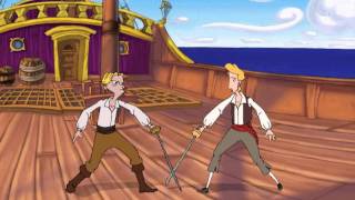 Lets Play Monkey Island 3 021 Deutsch HD  Seekampf für blutrünstige Piraten [upl. by Ardnahc]