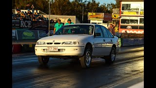 Twincharged Barra Commodore Testing [upl. by Navillus]