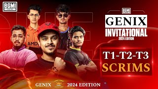 HINDI T1T2T3 SCRIMS  OFFICIAL CASTER GENIX  BGMI  GENIX ESPORTS ​⁠ ​⁠​⁠ ​⁠ [upl. by Cordi634]