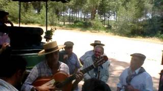 JUAN CANTANDO LOS MANDAMIENTOS CON LA REUNIÓN FANTASMA HERMANDAD DE BENACAZON  ROCIO 2010 [upl. by Cohla]