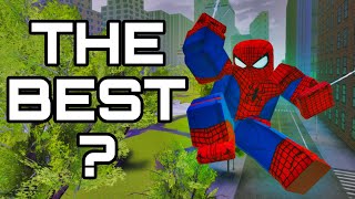 The BEST SpiderMan ROBLOX GAME  Invision Games WebVerse [upl. by Anig]